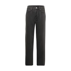 WEEKDAY Kavbojke Galaxy Hanson črn denim