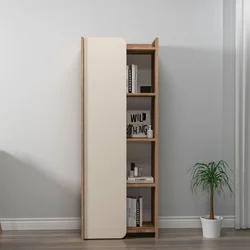 HANAH HOME Polica za knjige Suave Walnut Beige