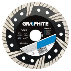 Diamantni disk, 125 22,2 mm, Turbo 57H626