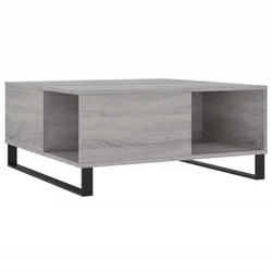 Stolić za kavu boja sivog hrasta 80x80x36,5cm konstruirano drvo