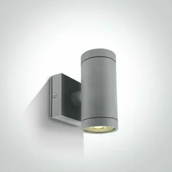 ZIDNA SVJETILJKA 2×GU10/35W/230V IP54 SIVA
