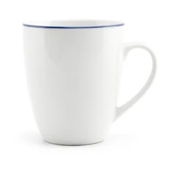 Bela porcelanasta skodelica 380 ml Basic White – BonBistro