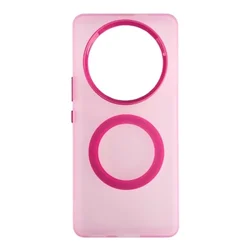 Silikonska futrola Magsafe FLURO COLOR Honor Magic 8 Lite ROZE