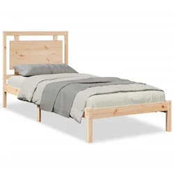 Vidaxl Daljši posteljni okvir brez vzmetnice 100x220 cm trden les