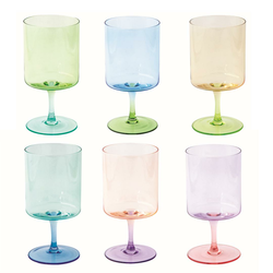 EASY LIFE Set kelih za cocktail Rainbow 360ml/6 kos/steklo