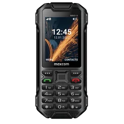 Maxcom MM918 4G Crni Ojačani / 2.4 / IP68 / 2500mAh DS, USB-C, + slušalice (bez punjača)