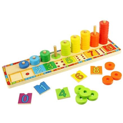 BIGJIGS TOYS Razmestitvena tabla s številkami