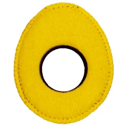Eyecushion OVAL S Fleece Yellow