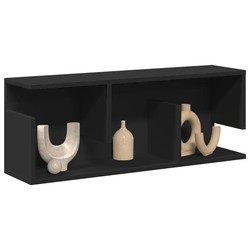 Zidni ormarić crni 80x20x30 cm od konstruiranog drva
