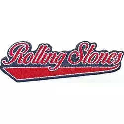 The Rolling Stones Baseball Script Našitek za šivanje