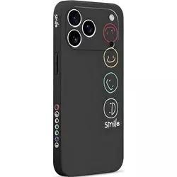 Pnakqil zaštitna futrola Smile za Apple iPhone 17 Pro Max - Crna KP39900