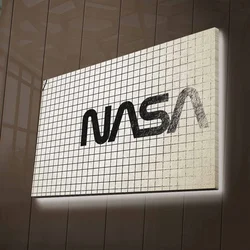 Zidna slika sa LED osvjetljenjem NASA-029, 45x70 cm