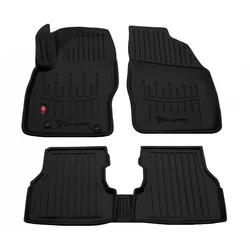 Rubber car mats Ford Focus 2004-2011 (oval fixation)
