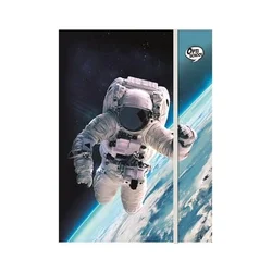 Tabla z gumico, karton, A4, OPTISCHOOL Astronavt