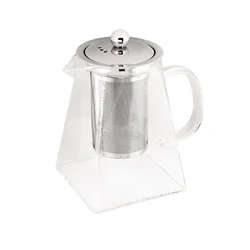 Berlinger Haus Četvrtasti stakleni čajnik sa filterom BH-7804, 950 ml
