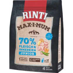 Rinti Max-i-mum brez žit, 4 kg - Junior, piščanec