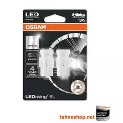 Osram LED ŽARNICA W21W LEDriving SL 12V 7505DWP-02B (4062172149235)