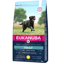 SUHA HRANA ZA PSA EUKANUBA BRIKETI VELIKE PASME ODRASLI PSI, 3KG