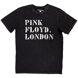 Pink Floyd Stencil Logo Black XL Majica