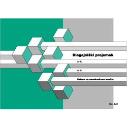 ALEA obrazec 6,61 - blagajniški prejemek A5