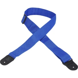 Levys Single Tone Poly Tekstilni kitarski pas Royal Blue
