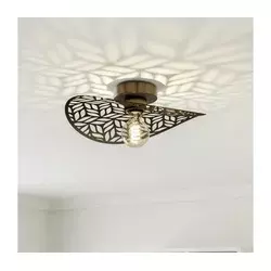 Eglo 44123 - Plafonsko svetlo SWABY 1xE27/60W/230V, prečnik 40 cm, u bronzanoj boji