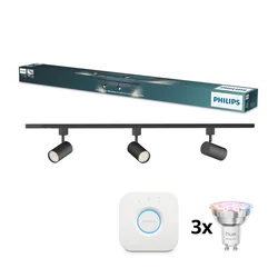 Philips - LED prigušiva spot svetiljka za šinski sistem EASYLINK HUE, 3xGU10/4,7W/230V + Hue bridge