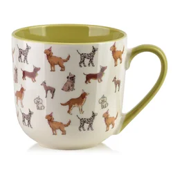Mondex Skodelica porcelan Mondex Noah 9,5x13x9,5 rjava 1kos, (5000300839)