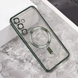 Maska za telefon Magsafe Lux za Samsung S721B Galaxy S24 FE, Zelena