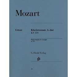 MOZART: KLAVIERSONATE A-DUR KV 331 NOTE