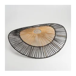 Univerzalni abažur KERIA, prečnik 80 cm, braon/crna