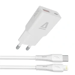 Punjač AVAX CH6414 / USB-C to Lightning / 30W / iPhone Charger / White