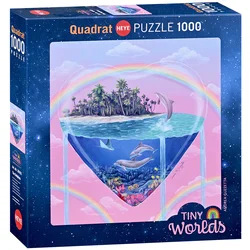 Heye - Puzzle Majhni svetovi: Delfini - 1 000 kosov