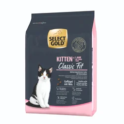 Select Gold Cat Kitten perutnina z rižem