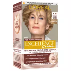 LOreal Farba za kosu Excellence age prefect nudes, 7.31 ash brown