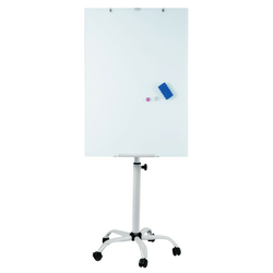 Steklena magnetna tabla na kolesih topboard 100x70