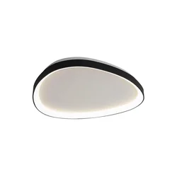 Top Light - LED prigušiva stropna svetiljka ECLIPSE LED/55W/230V 3000-6500K crna + daljinski upravljač