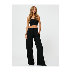 Koton Crop Undershirt U Neck Strapless