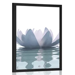Plakat lotosov cvet - 20x30 no frame