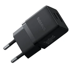 Zidni punjač Baseus Palm 30W 3A 1 x USB-C s USB-C kabelom crni