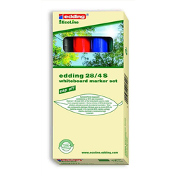 Edding Označevalec za bele table EcoLine 28 - komplet 4 kosov