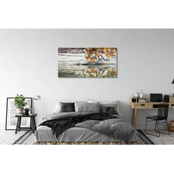 tulup.si Slika na platnu Tiger drink 120x60 cm