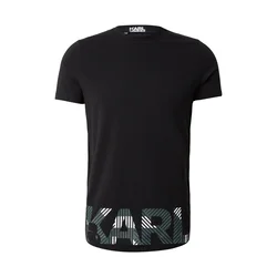Karl Lagerfeld Majica zelena/črna/bela