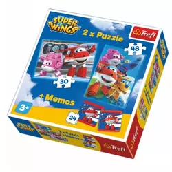 Super wings slagalica i igra memos, 12-906356