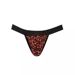 Muške sexy gaće Tribal Jock Strap, Crveno-crne