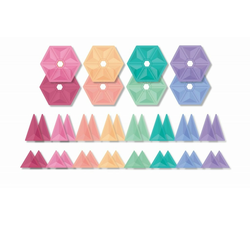CONNETIX Magnetni konstruktor Pastel Geometry, 40 delova