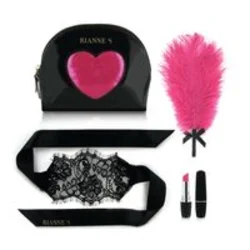 / RS Essentials D'AMOUR - komplet vibratorjev - črno-rožnati (3 kosi)