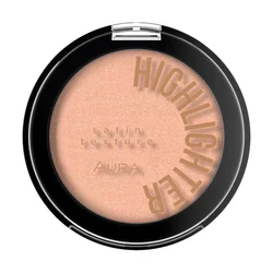 AURA Glorious Cheeks Nude Shimmer kompaktni puder s visokim sjajem 218