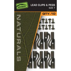 Naturals Size 7 Lead Clips & pegs (CAC829)