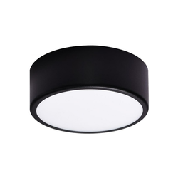Plafonsko svetlo CLEO 1xE27/24W/230V prečnik 20 cm crna